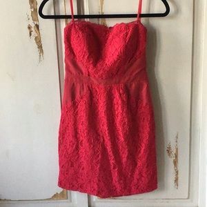 NWT! Fuchsia strapless mini dress size 3